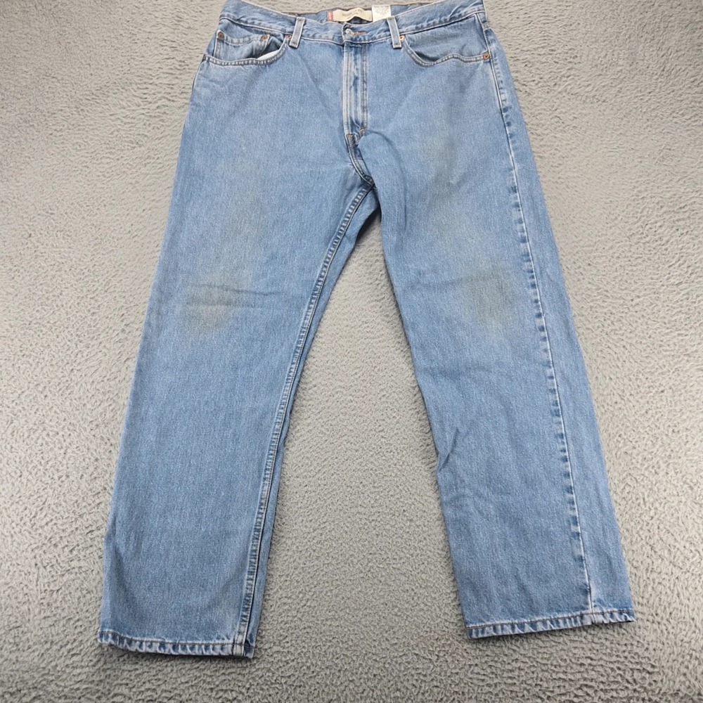 Vintage Levi's Jeans Mens 38x30 Blue Denim Y2K 505 Regular Fit Workwear American